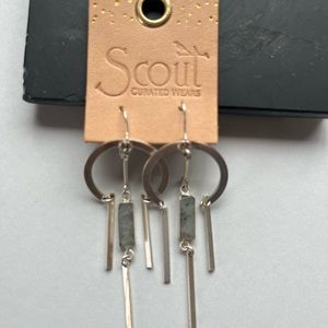 NWT SCOUT Dream Stone Earring - Labradorite/Silver earrings.